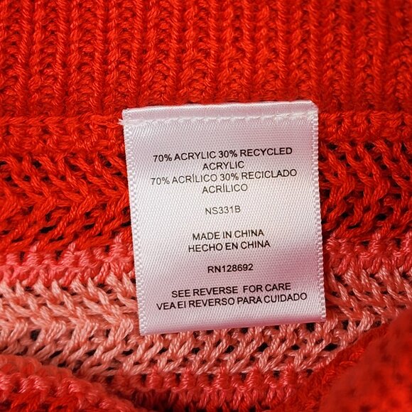 Madden NYC Crochet Shorts Women's Size Medium 7-9 Poppy Red Beach NWT - Picture 6 of 10